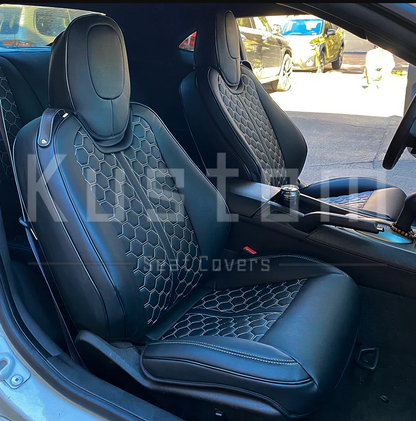 2010 - 15 Camaro Coupe Custom Leather Seat Covers