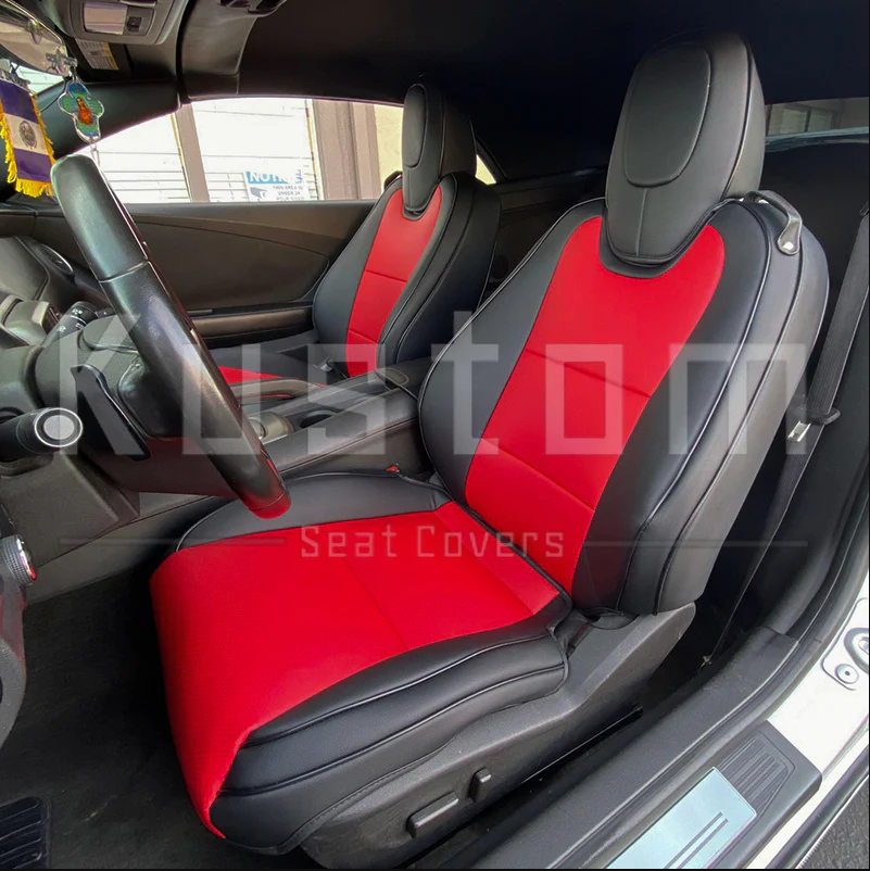 2010 - 15 Camaro Coupe Custom Leather Seat Covers