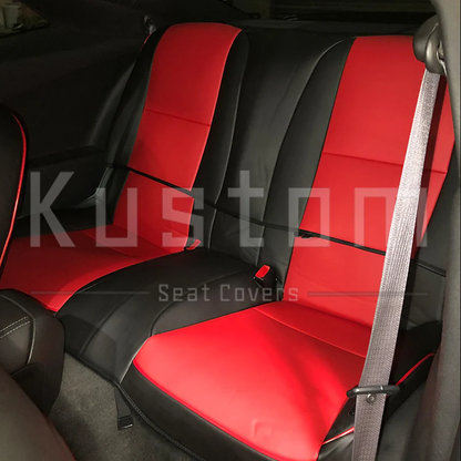 2010 - 15 Camaro Coupe Custom Leather Seat Covers
