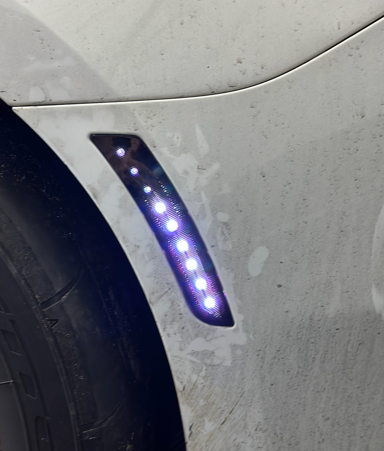 2016 - 24 Camaro Smoked LED RGB/Flow Side Marker Lights | Color Changing