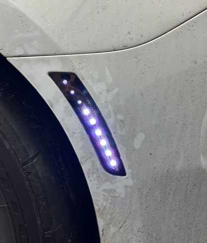 2016 - 24 Camaro Smoked LED RGB/Flow Side Marker Lights | Color Changing