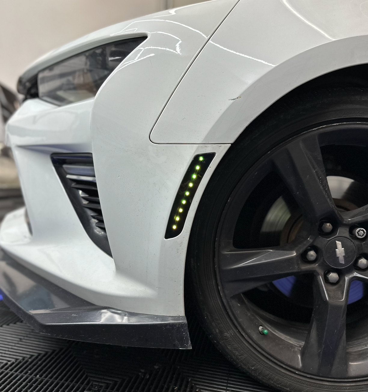 2016 - 24 Camaro Smoked LED RGB/Flow Side Marker Lights | Color Changing