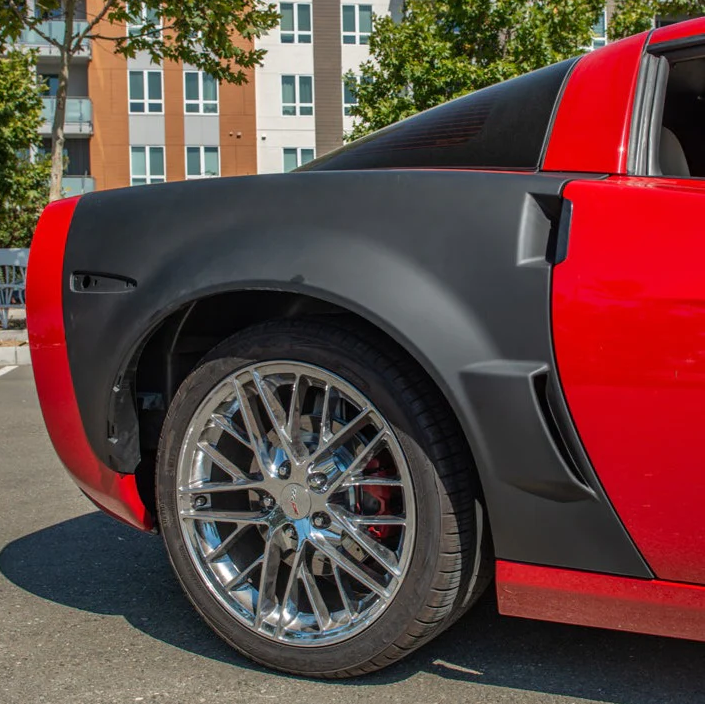 2005 - 13 C6 Corvette ZR1 Widebody Conversion Rear Fenders