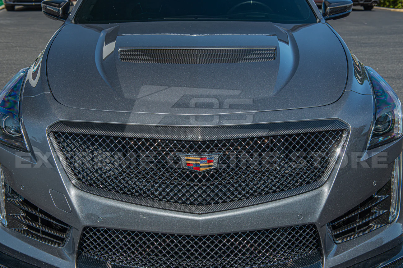 2016 - 19 Cadillac CTS-V Carbon Fiber Front Grille Insert