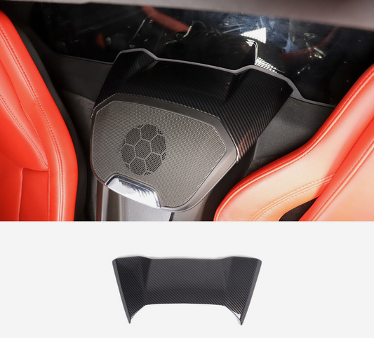 C8 Corvette Hydro-Carbon Fiber Top Waterfall Speaker Trim Cover | Next-Gen Speed