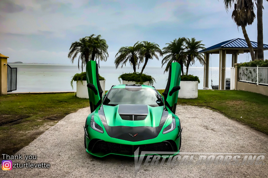 2014 - 19 C7 Corvette Vertical Doors Conversion Hinge Kit