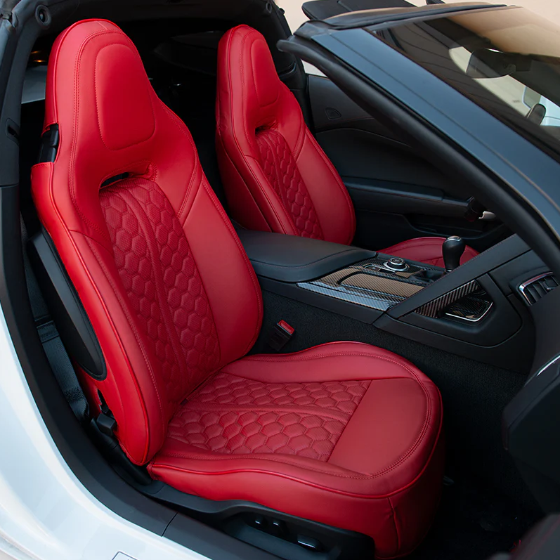 2014 - 19 C7 Corvette Premium Custom Leather Seat Covers