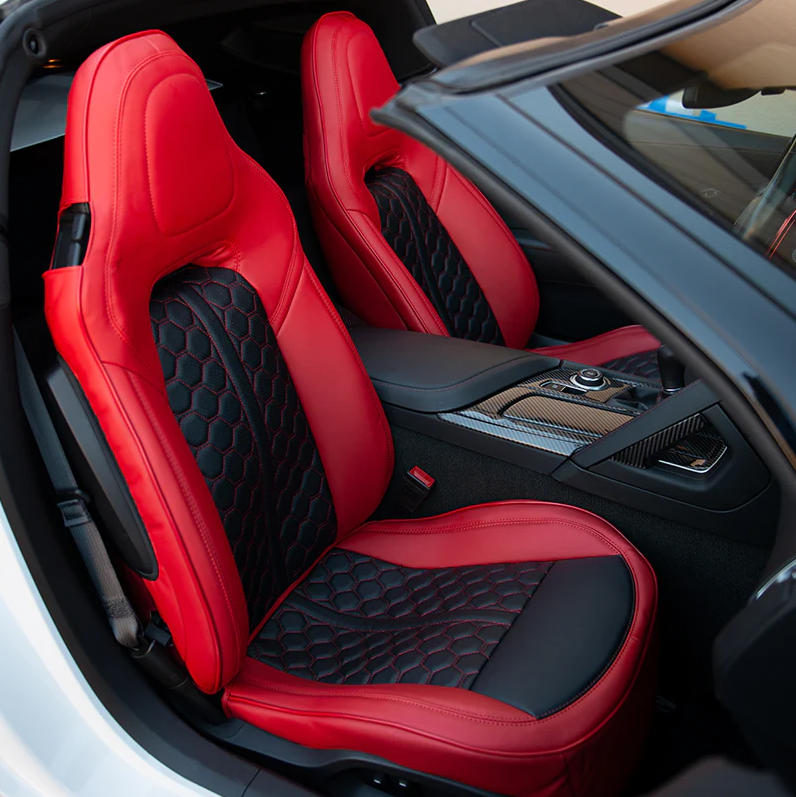 2014 - 19 C7 Corvette Premium Custom Leather Seat Covers