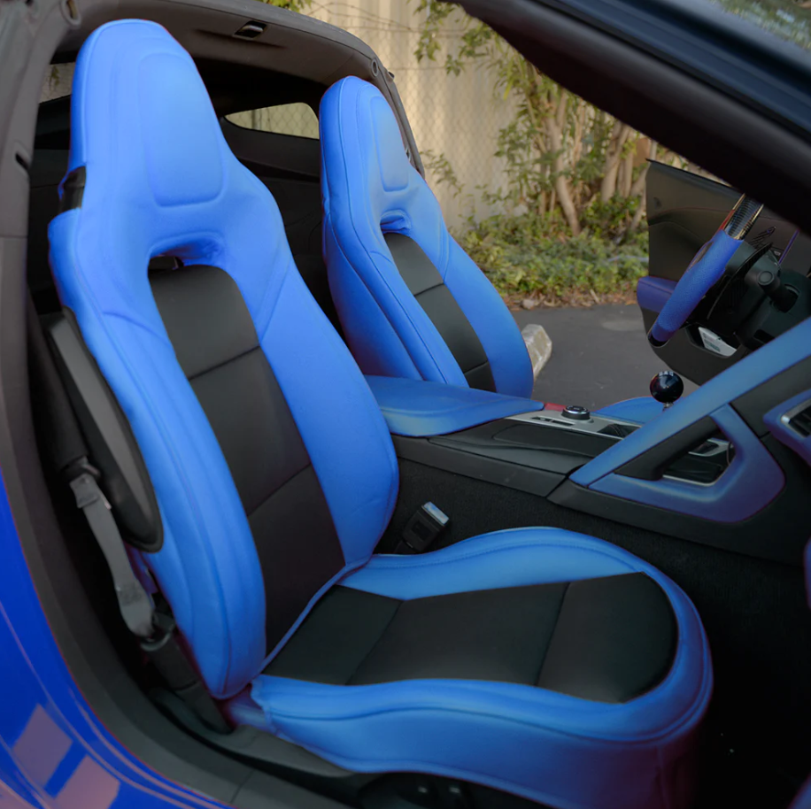 2014 - 19 C7 Corvette Premium Custom Leather Seat Covers