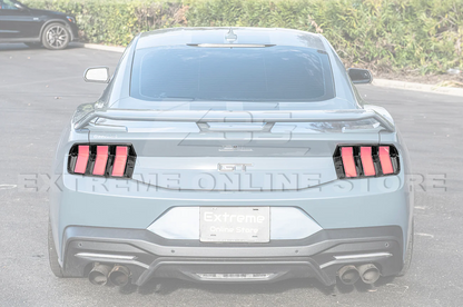 2024+ Mustang S650 Carbon Fiber Rear Tail Light Trim Bezel Cover