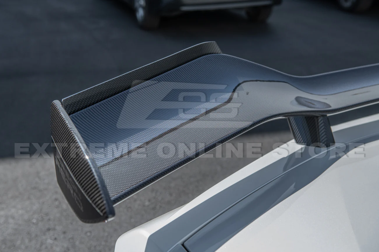 C8 Corvette Z06 Z07 Carbon Fiber High Wing Extensions