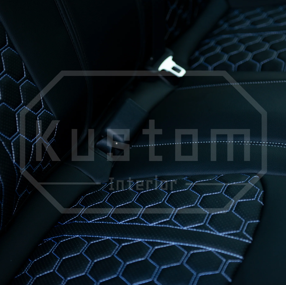 2019 - 23 Tesla Model Y Premium Custom Leather Seat Covers
