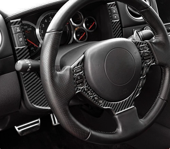 2008 - 16 Nissan GTR R35 Carbon Fiber Steering Trim Kit | Next-Gen Carbon