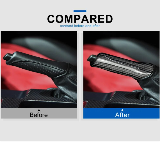 2008 - 16 Nissan GTR R35 Carbon Fiber Emergency Brake Handle Cover | Next-Gen Carbon