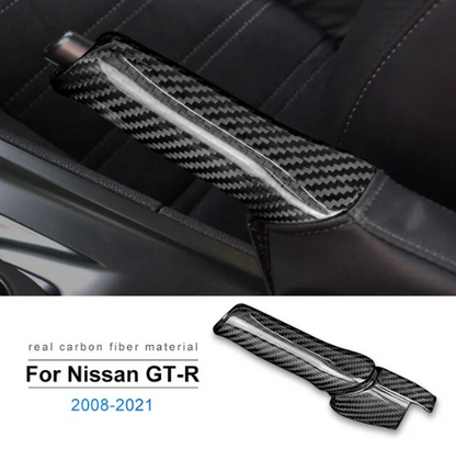 2008 - 16 Nissan GTR R35 Carbon Fiber Emergency Brake Handle Cover | Next-Gen Carbon
