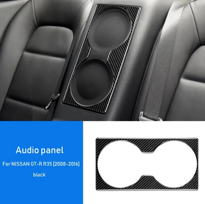 2008 - 16 Nissan GTR R35 Carbon Fiber Rear Speaker Trim | Next-Gen Carbon