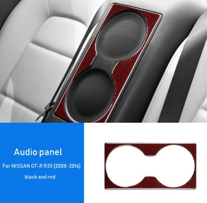 2008 - 16 Nissan GTR R35 Carbon Fiber Rear Speaker Trim | Next-Gen Carbon