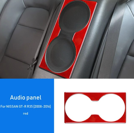 2008 - 16 Nissan GTR R35 Carbon Fiber Rear Speaker Trim | Next-Gen Carbon
