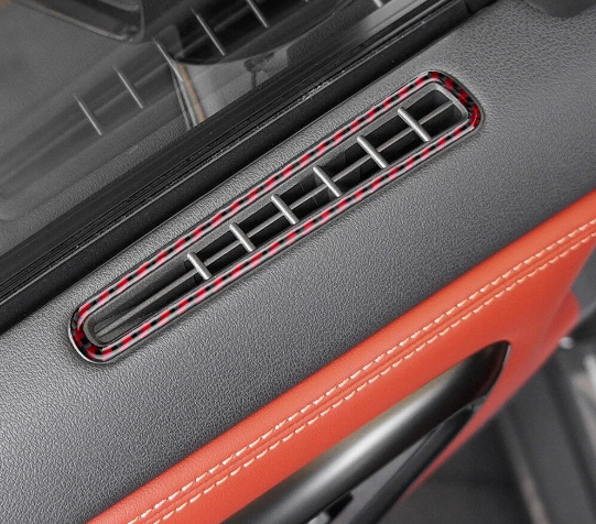 2008 - 16 Nissan GTR R35 Carbon Fiber Door Vent + Lock Trim Kit | Next-Gen Carbon