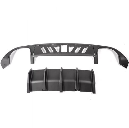 2015 - 23 Charger SRT V1 Style Quad Tip Ikon Diffuser | (Matte Black, Gloss Black, Hydro Carbon)