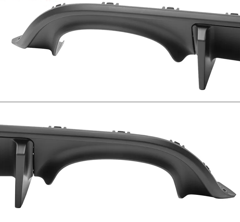 2015 - 23 Charger SRT V1 Style Quad Tip Ikon Diffuser | (Matte Black, Gloss Black, Hydro Carbon)