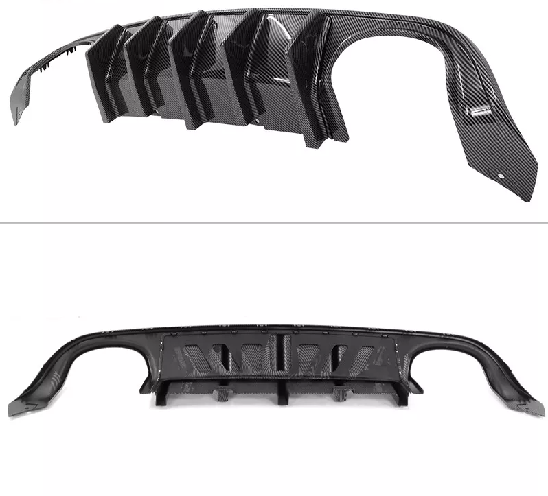 2015 - 23 Charger SRT V1 Style Quad Tip Ikon Diffuser | (Matte Black, Gloss Black, Hydro Carbon)