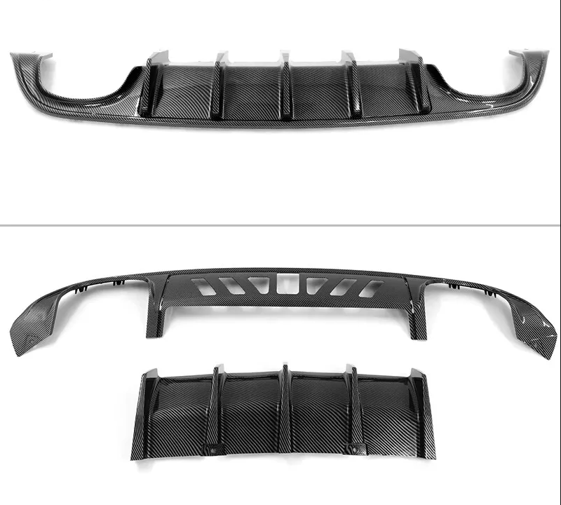 2015 - 23 Charger SRT V1 Style Quad Tip Ikon Diffuser | (Matte Black, Gloss Black, Hydro Carbon)