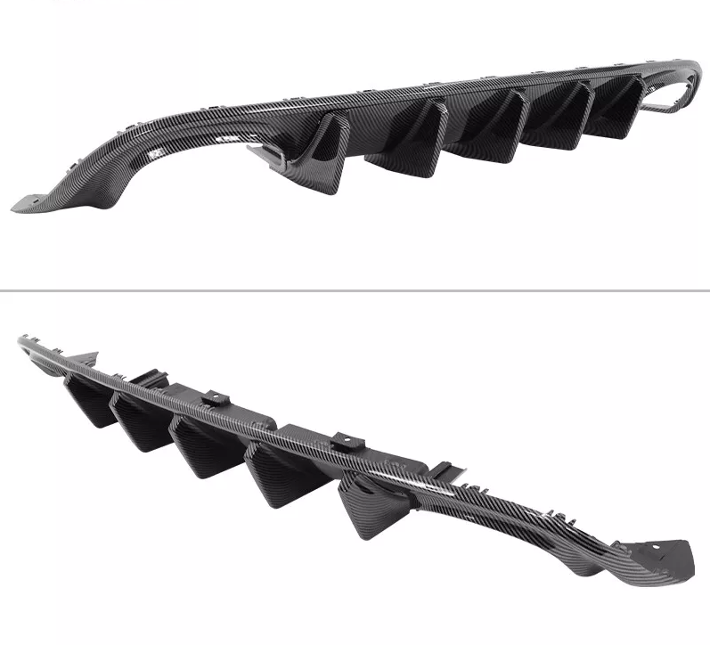 2015 - 23 Charger SRT V1 Style Quad Tip Ikon Diffuser | (Matte Black, Gloss Black, Hydro Carbon)