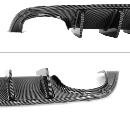 2015 - 23 Charger SRT V1 Style Quad Tip Ikon Diffuser | (Matte Black, Gloss Black, Hydro Carbon)