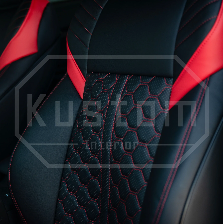 2015 - 21 Subaru WRX / STi Custom Two Toned Leather Seat Covers