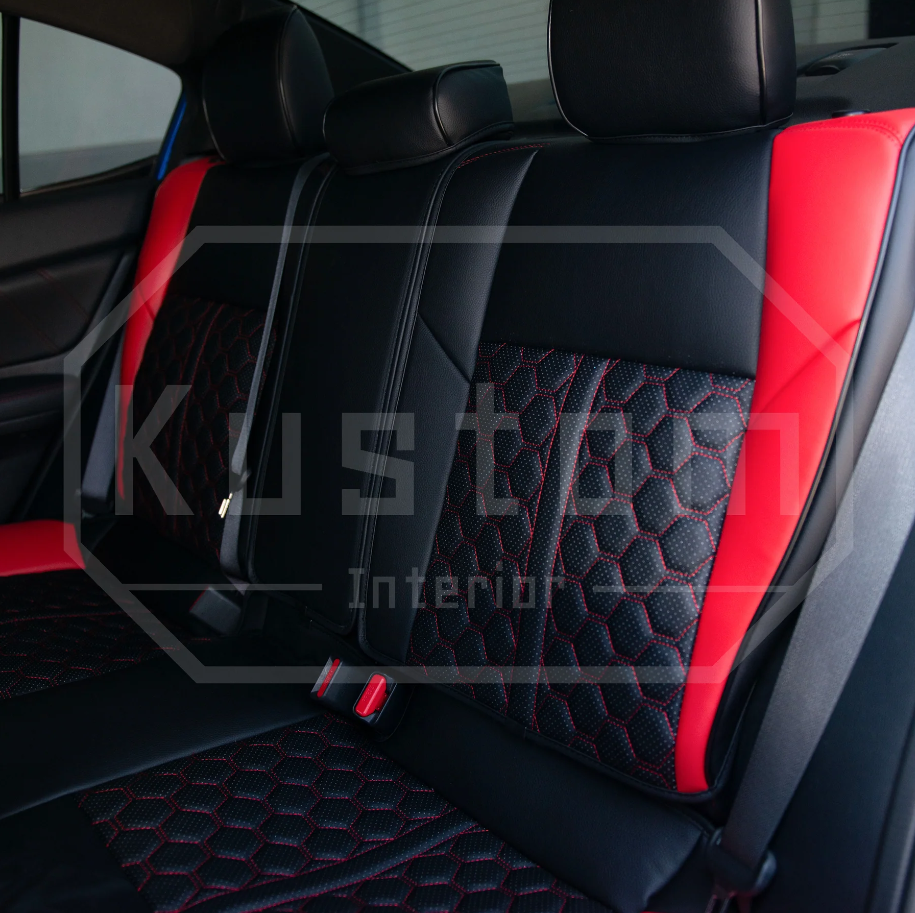 2015 - 21 Subaru WRX / STi Custom Two Toned Leather Seat Covers