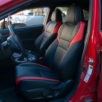 2015 - 21 Subaru WRX / STi Custom Two Toned Leather Seat Covers