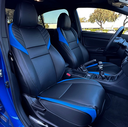 2015 - 21 Subaru WRX / STi Custom Two Toned Leather Seat Covers