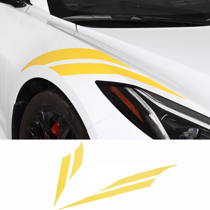 C8 Corvette Fender Stripes Decal