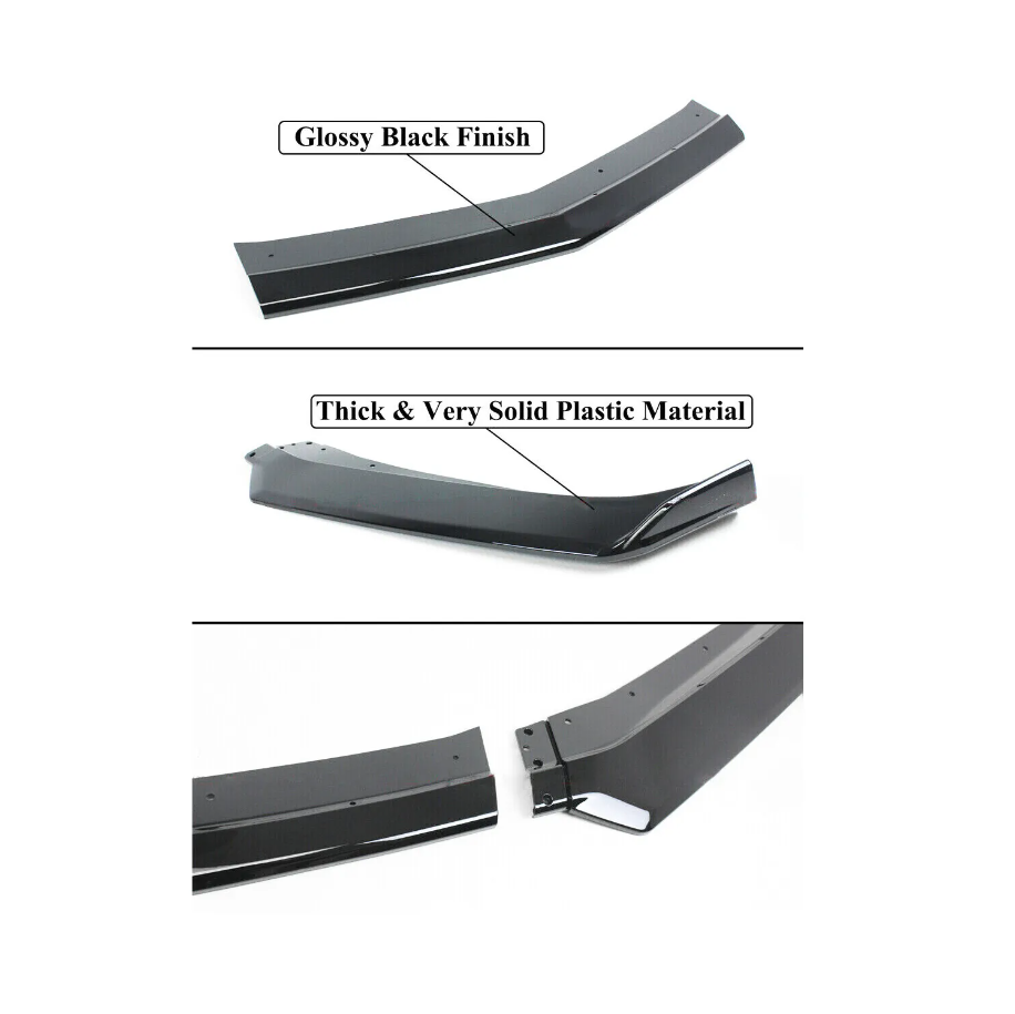 2016 - 23 Camaro SS / LT / LS / RS Gloss Black Front Splitter Lip