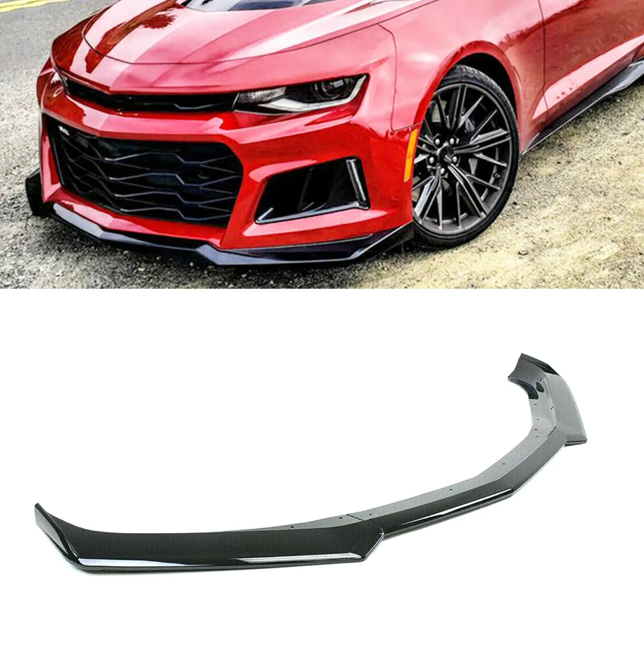 2016 - 23 Camaro SS / LT / LS / RS Gloss Black Front Splitter Lip