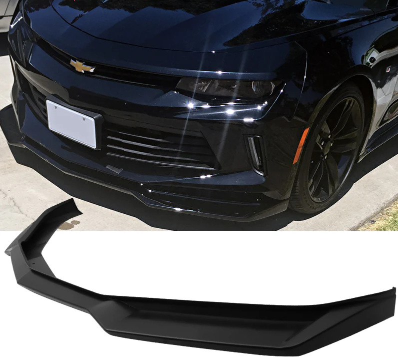 2016 - 18 Camaro Zl1 Style Front Splitter (Primer Black/Gloss Black/Carbon Fiber Print)
