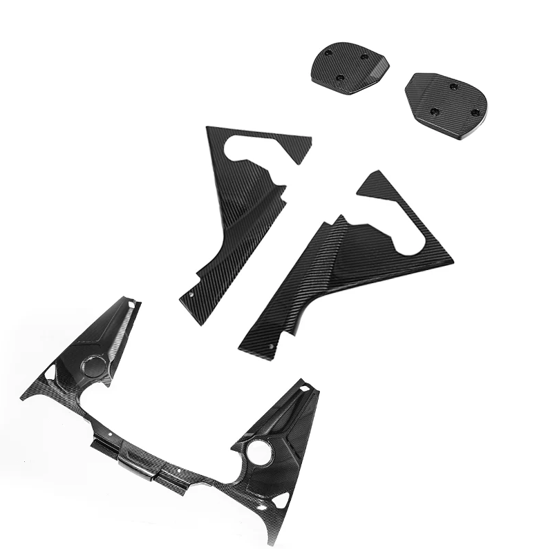 C8 Corvette Coupe Carbon Fiber Engine Cover Complete Kit