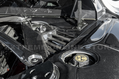 C8 Corvette Coupe Carbon Fiber Engine Cover Complete Kit