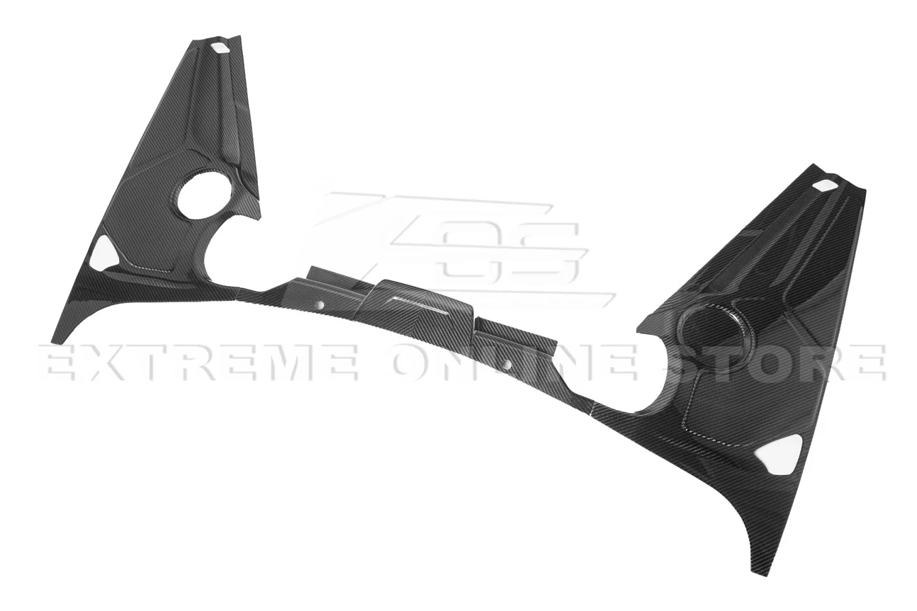 C8 Corvette Coupe Carbon Fiber Engine Cover Complete Kit