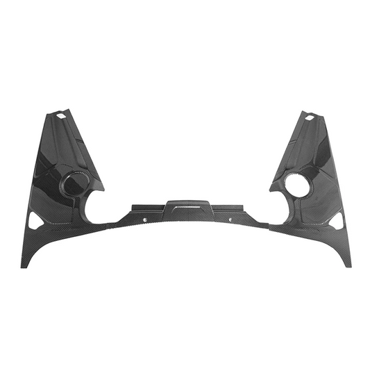 C8 Corvette Coupe Carbon Fiber Engine Bay Panel Cover Kit (3-Piece Version)