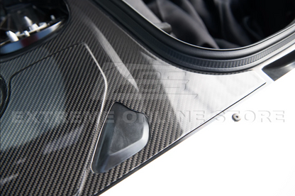 C8 Corvette Coupe Carbon Fiber Engine Bay Panel Cover Kit (3-Piece Version)