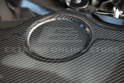 C8 Corvette Coupe Carbon Fiber Engine Bay Panel Cover Kit (3-Piece Version)