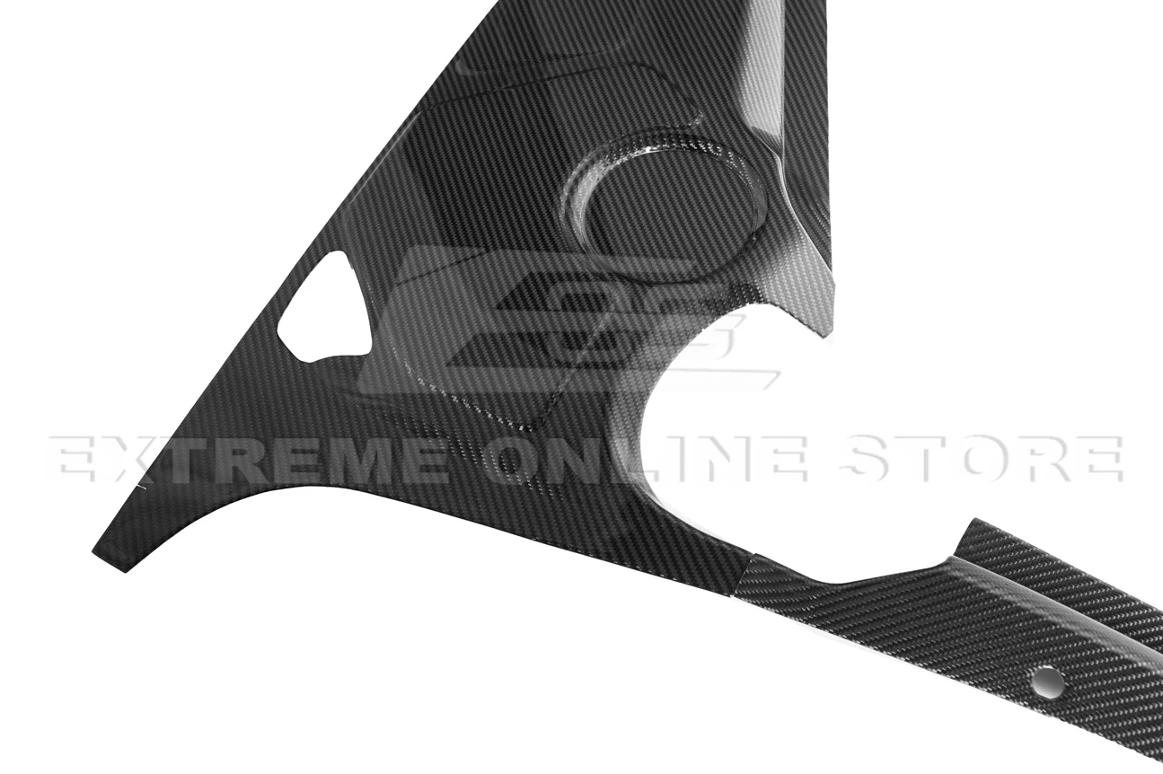 C8 Corvette Coupe Carbon Fiber Engine Bay Panel Cover Kit (3-Piece Version)