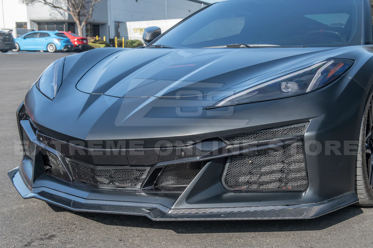 C8 Corvette Z06/E-Ray Front Radiator Mesh Grille Protective Insert Kit