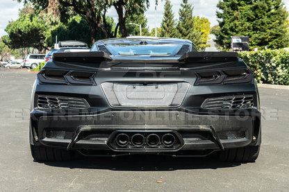 C8 Corvette Carbon Fiber Rear License Plate Backing Insert Cover | Stingray / Z06 / E-Ray
