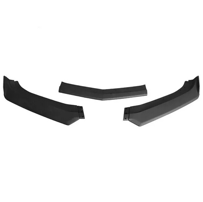 2016 - 24 Camaro 1LE Style Gloss Black Front Splitter Lip 3PC  | SS / LS / LT / RS 1LE