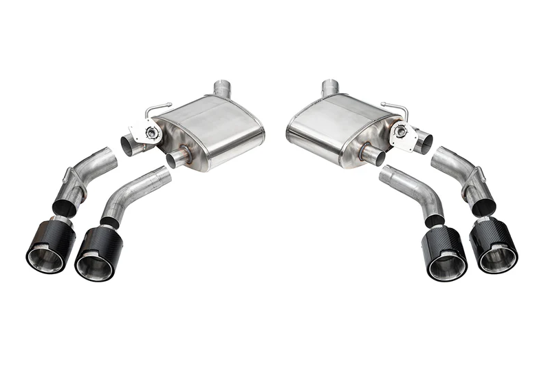 2016 - 24  Camaro Corsa Valved / Axle-Back 4.0" Pro-Series Quad Tips