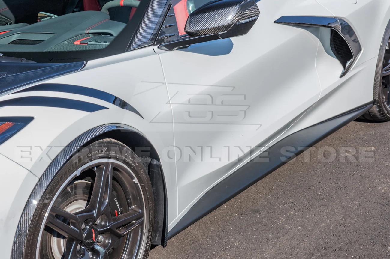 C8 Corvette Stingray Flat Side Skirts