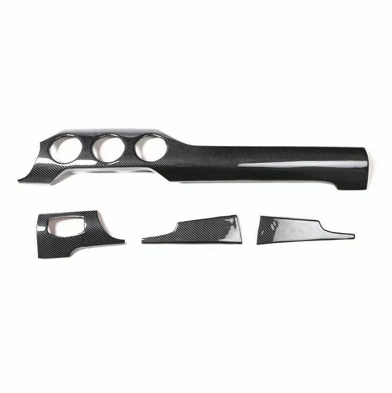 2015 - 23 Mustang Carbon Fiber Dash Board Insert Overlays